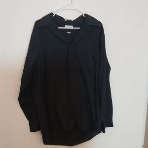 Make Offer! Van Heusen Black Lightweight Casual Shirt